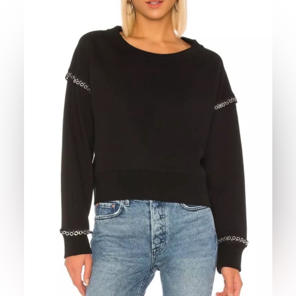 AllSaints crew neck pullover sweatshirt